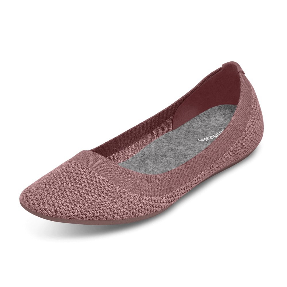 Allbirds Women's Tree Breezers - Flats Pink - ATI842309